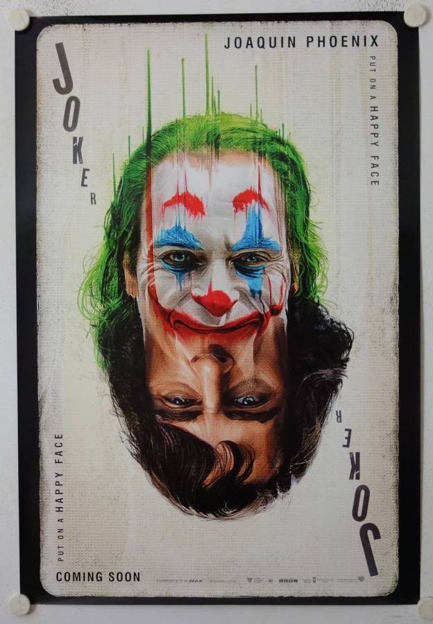 Joker original release US Onesheet movie poster